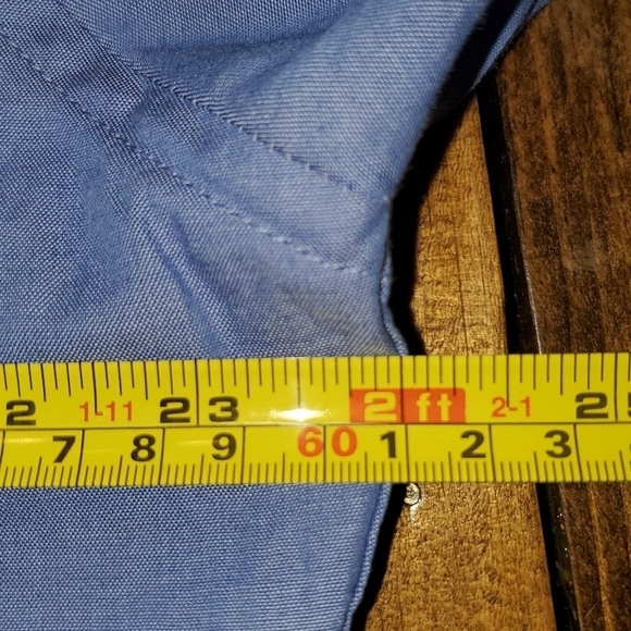 Light Blue Chaps Button-Down Dress Shirt - Large - Picture 12 of 12
